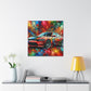 Dodge Charger Wall Art, Car Canva Painting, Automotive Decor, Classic Car Print, Unique Gift for Car Lovers, Garage and Man Cave Addition