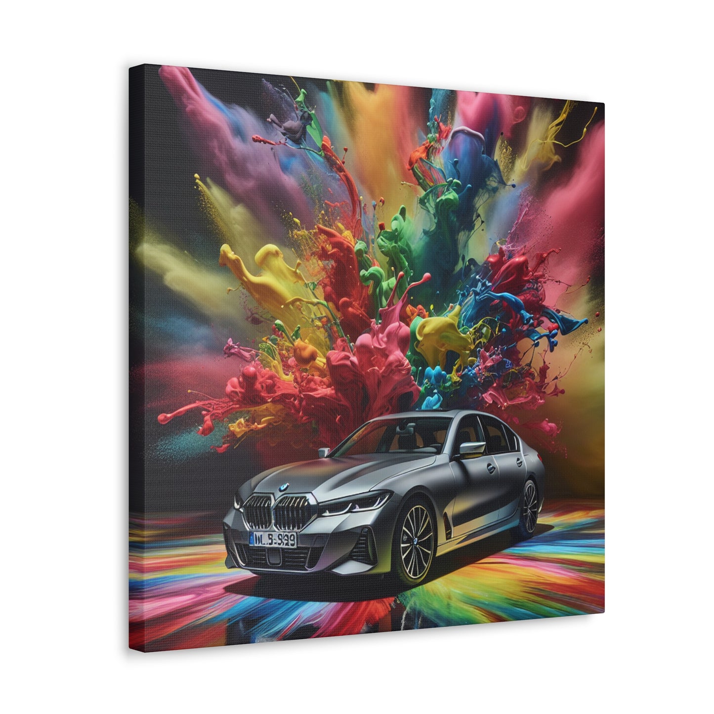 BMW Luxury Car Canva Painting, Original Wall Art, Home Decor, High Quality Canvas Print, Unique Gift for Car Lovers, Automotive Artwork