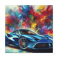 Luxury Ferrari Canva Painting - Unique Classic Car Artwork, Premium Wall Decor for Car Enthusiast, Exclusive Gift, Racing and Auto Lovers