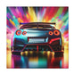 Nissan GT-R Canva Painting, Luxury Car Artwork, Wall Decor, Original Print, Auto Enthusiast Gift, Sports Car Lover, Home and Office Decoration