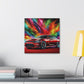 Vintage Dodge Charger Wall Art, Classic Car Canvas Painting, Automobile Decor, Perfect Gift for Car Enthusiasts and Collector's Item