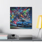 Audi A5 Canva Art, Luxury Car Wall Decor, Unique Gift for Motor Enthusiast, High-Quality Painting, Sleek Vehicle Home Decor