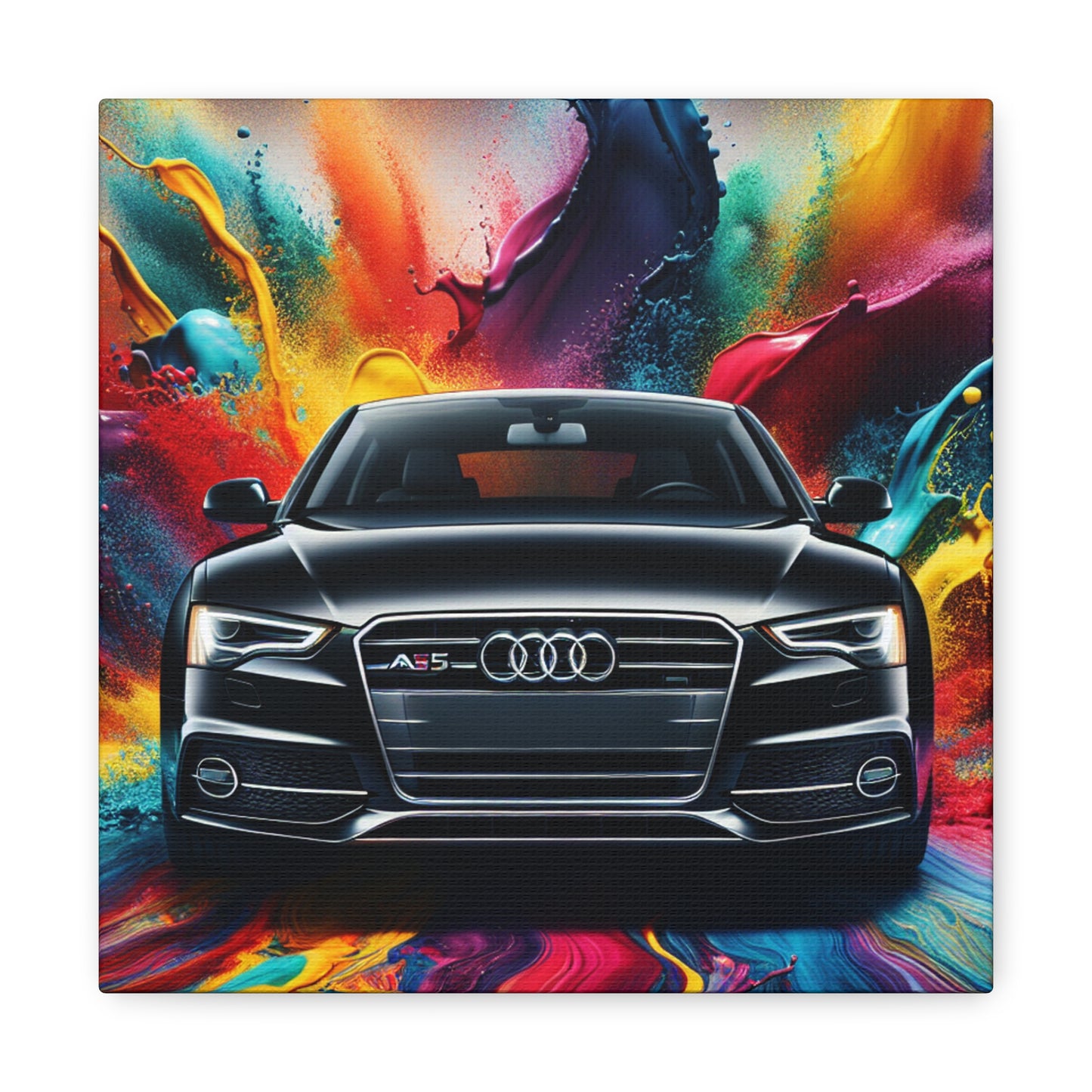 Audi A5 Wall Art Canva Painting - Premium Car Decor, Modern Home and Office Decoration, Unique Gift for Audi Lovers