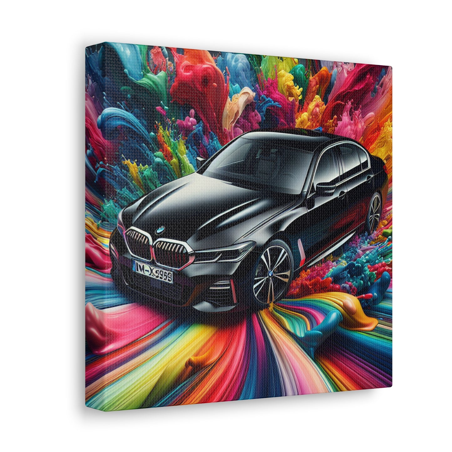 Luxury BMW Car Wall Art, Modern Canvas Painting, Automotive Decor, Unique Gift for Car Lovers and Enthusiasts, High-Quality Print