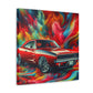 Dodge Charger Canva, Car enthusiasts Wall Art, Sports Car Painting, Home Decor, perfect gift for car lovers