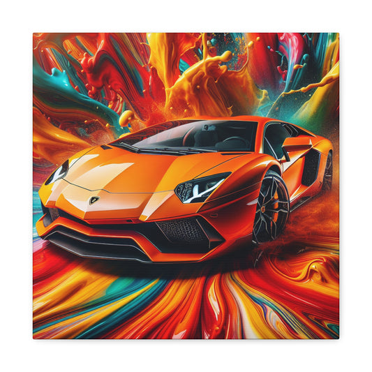 Lamborghini Aventador Wall Art, High-End Luxury Car Canva Painting, Home Decor, Perfect Gift for Car Enthusiasts and Collectors