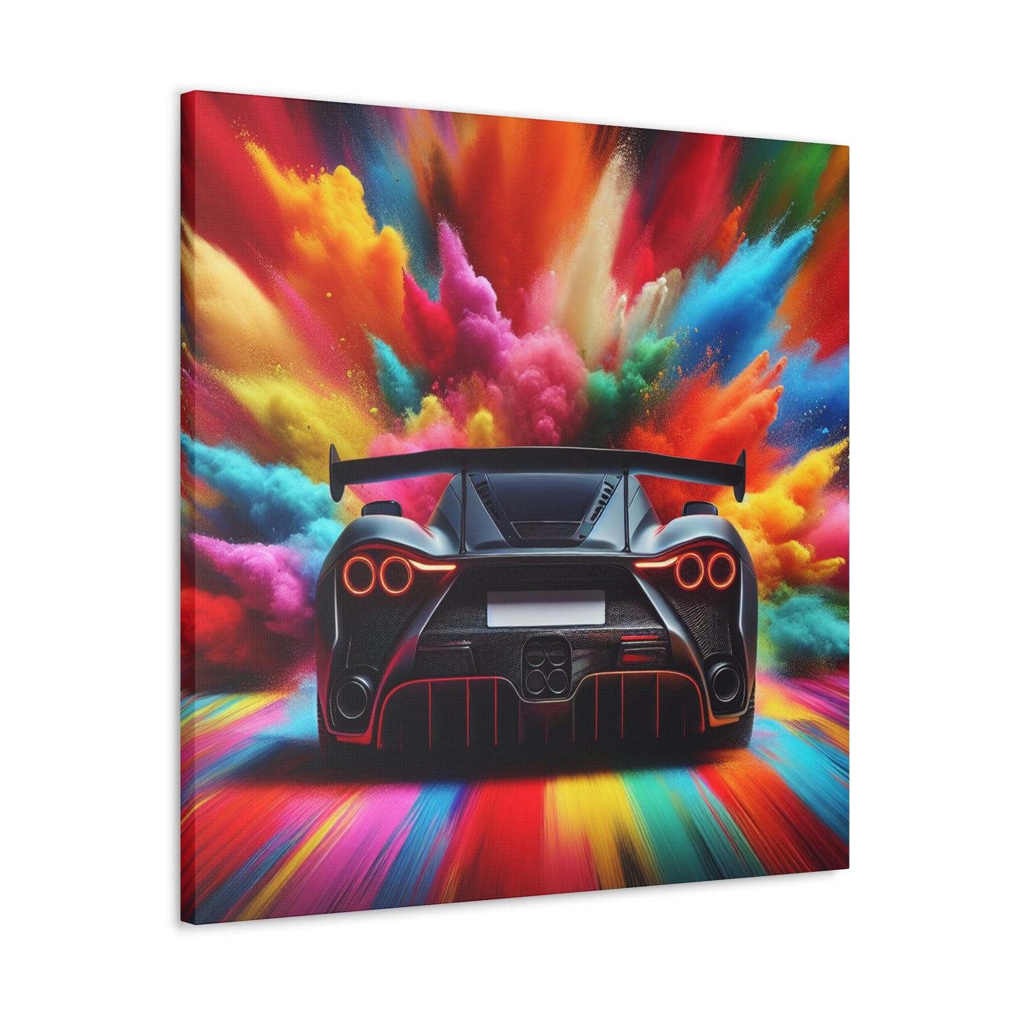 Nissan GT-R Wall Art, Hand-painted Canvas, Perfect Gift for Car Enthusiast, Racing Decor, Autophile Exclusive, High Quality Modern Home Decor