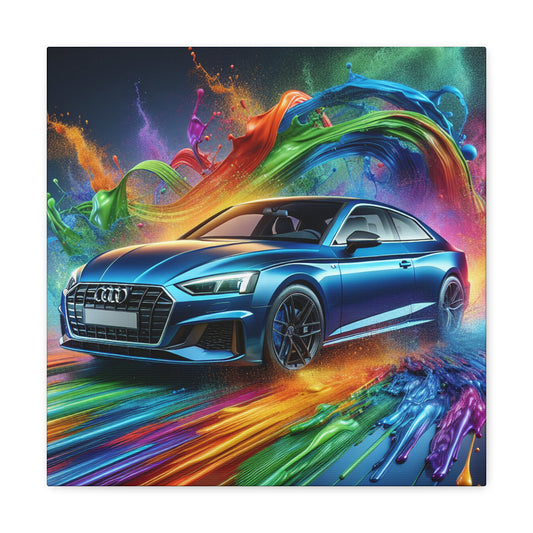 Audi A5 Sportscar Canva Painting, Wall Art Print, Car Enthusiast Gift, Modern Home Decor, Automotive Art, High Quality Digital Print