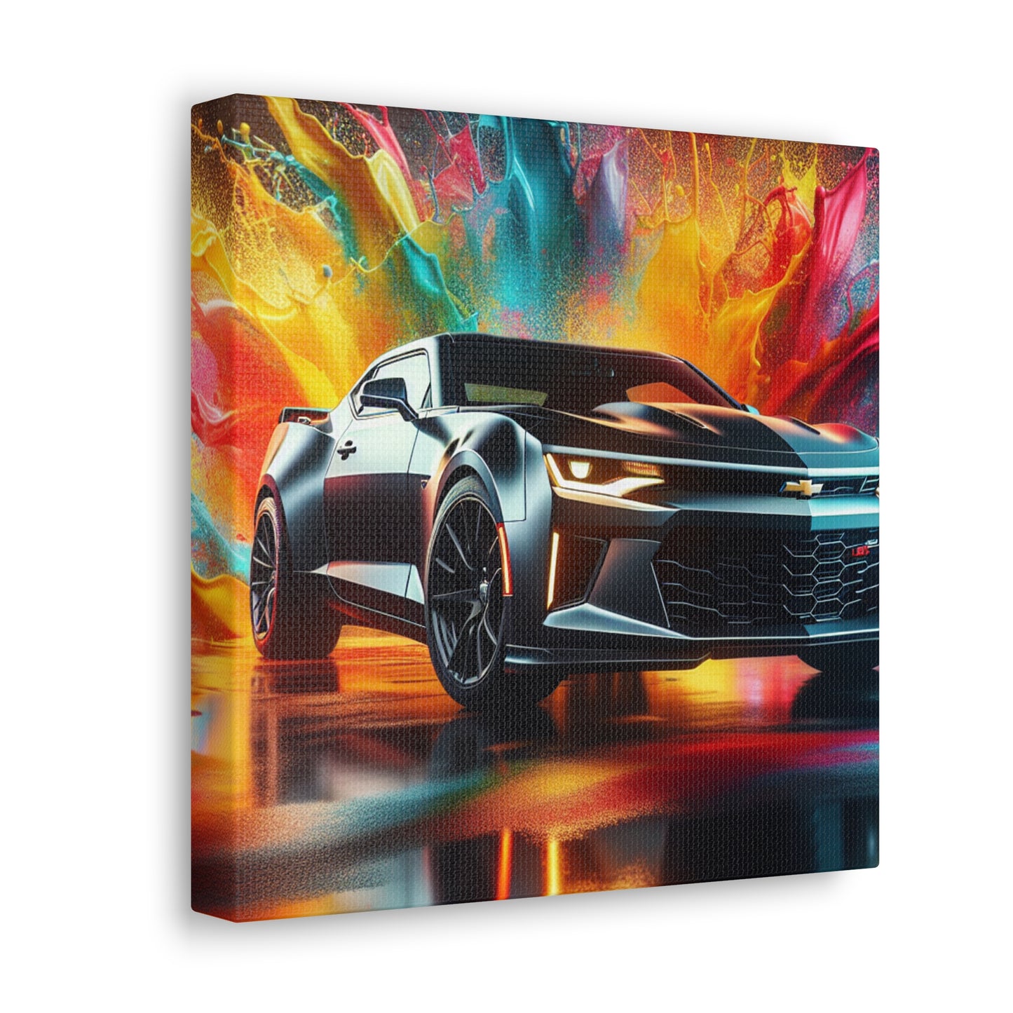 Chevrolet Camaro Wall Art – Premium Quality Canva Print – Handmade Home and Office Decor – Unique Gift for Car Enthusiasts