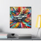 BMW Luxury Car Canvas Painting - Wall Art, Fine Print for BMW Lovers, Home Decor, Car Art, Unique Gift, Office Decoration, Collectible Art Piece