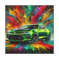 Chevrolet Camaro Artwork - Canva Painting, Wall Decor, Vintage Car Prints, Automotive Decor, Classic Car Lover - Ideal Gift for Car Enthusiasts