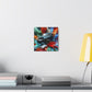 Jeep Wrangler Wall Art - Canva Painting, Car Artwork, Off-Road Vehicle Decor, Vintage Style Gift for Jeep Enthusiasts and Home Decoration
