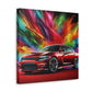 Vintage Dodge Charger Wall Art, Classic Car Canvas Painting, Automobile Decor, Perfect Gift for Car Enthusiasts and Collector's Item