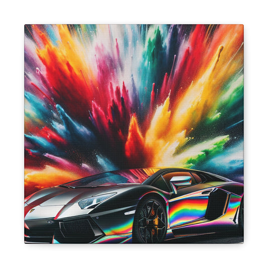 Lamborghini Aventador Canva Painting, Large Wall Art, Luxury Car Artwork, Modern Home Decor, Unique Gift for Car Lovers and Enthusiasts