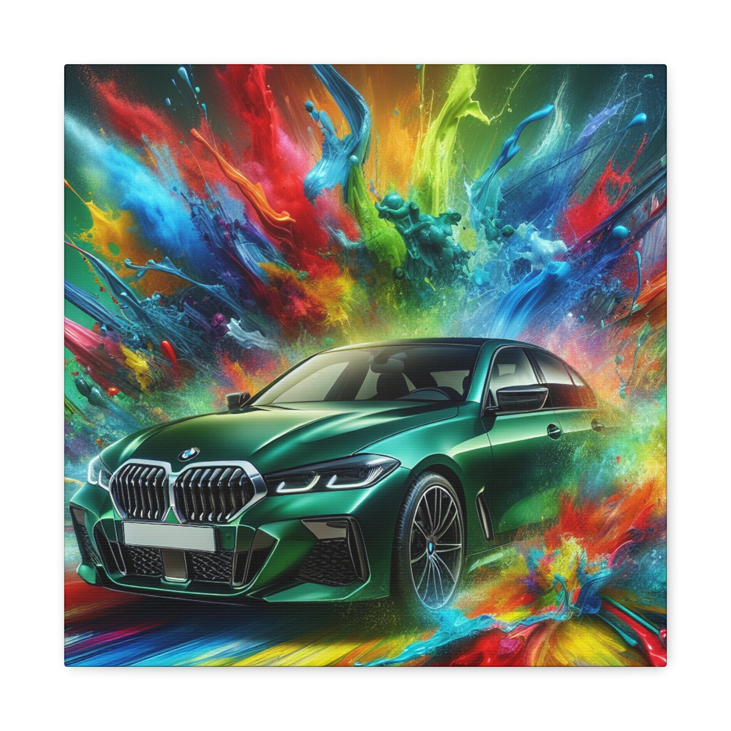 BMW Wall Art Canvas Painting - Luxury Car Print, Home Decor, Automotive Artwork, Perfect for Car Lovers and Enthusiasts