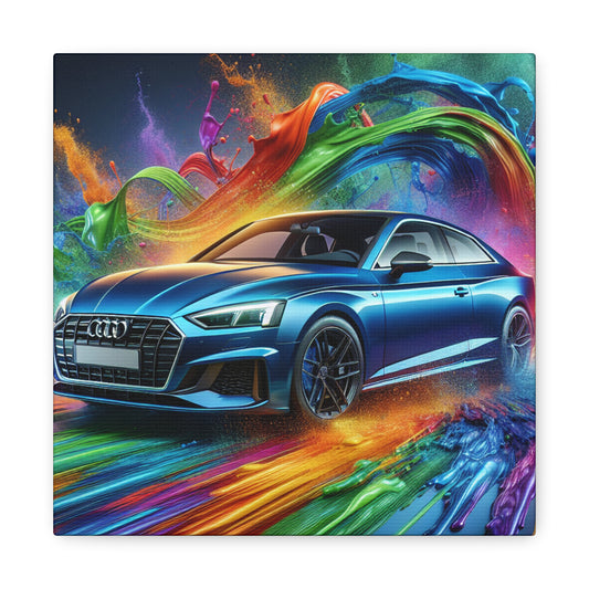 Audi A5 Sportscar Canva Painting, Wall Art Print, Car Enthusiast Gift, Modern Home Decor, Automotive Art, High Quality Digital Print