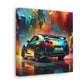 Nissan GT-R Car Canva Painting - Modern Wall Art Decor for Automotive Enthusiasts, Vehicle Inspired Home Decor, Unique Car Lover's Gift