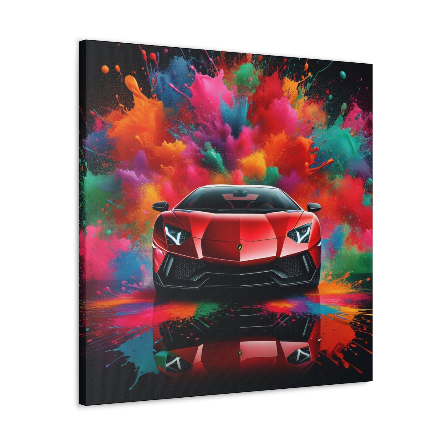 Lamborghini Aventador Canva Painting - Luxury Supercar Wall Art - Ideal for Home and Office Decor - Automotive Enthusiast Gift