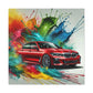 BMW Luxury Car Canva Painting - Wall Art for Car Lovers - Modern Home Office Decor - Auto Enthusiasts Gift Idea - Unique Man Cave Item