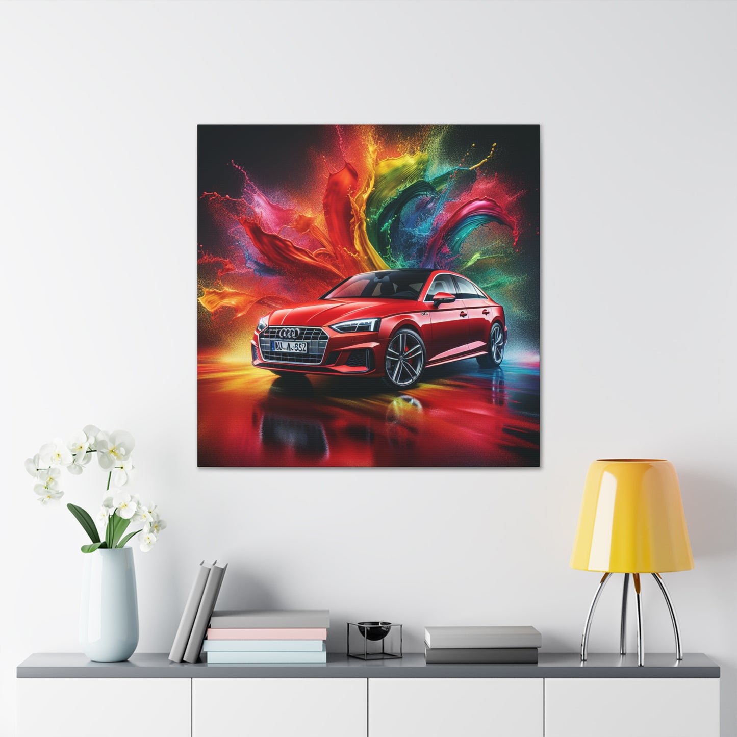 Audi A5 Premium Canva Artwork - Perfect for Home Decor, Car Enthusiasts, and Modern Wall Art Gifts