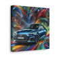 Audi A5 Canva Painting, Hand Painted Wall Art, Luxury Car Decor, Modern Home Office, Unique Gift for Car Lovers and Enthusiasts