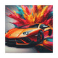 Lamborghini Aventador Wall Art - Luxury Car Canvas Painting - Exotic Sports Car Home Decor - Perfect for Office, Man Cave, or Garage