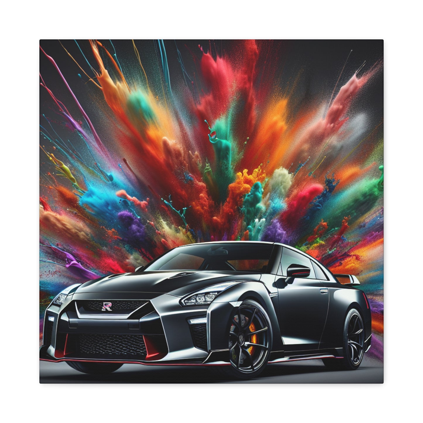 Stunning Nissan GT-R Wall Art Canva Painting - Perfect Home Decor - Ideal for Car Lovers and Collectors