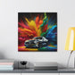 Ford Mustang Vintage Car Canva Painting - Unique Garage Decor, Perfect Gift for Car Lovers and Collectors, Wall Art Home Decor