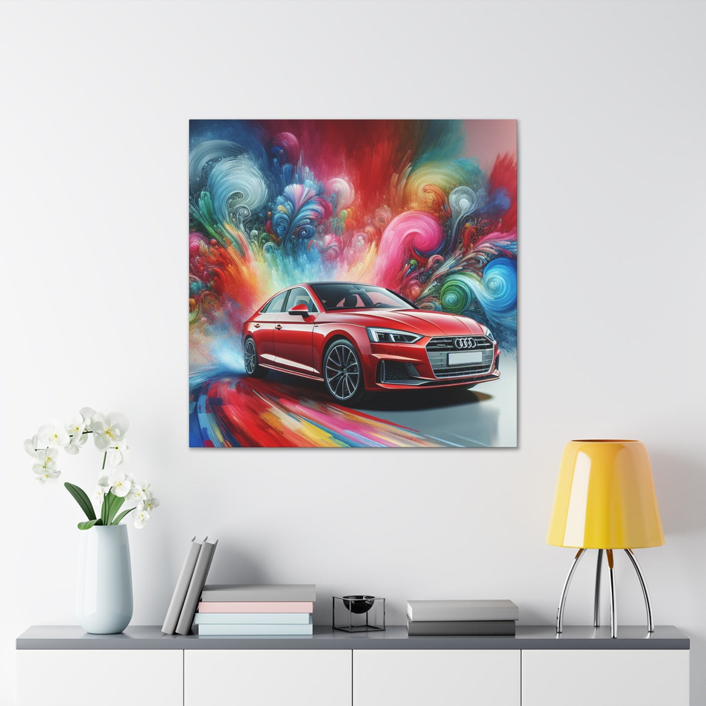 Audi A5 Wall Art, Luxury Car Canva Painting, Automotive Decor, Unique Gift for Car Enthusiast, High Quality Print, Home or Office Decor