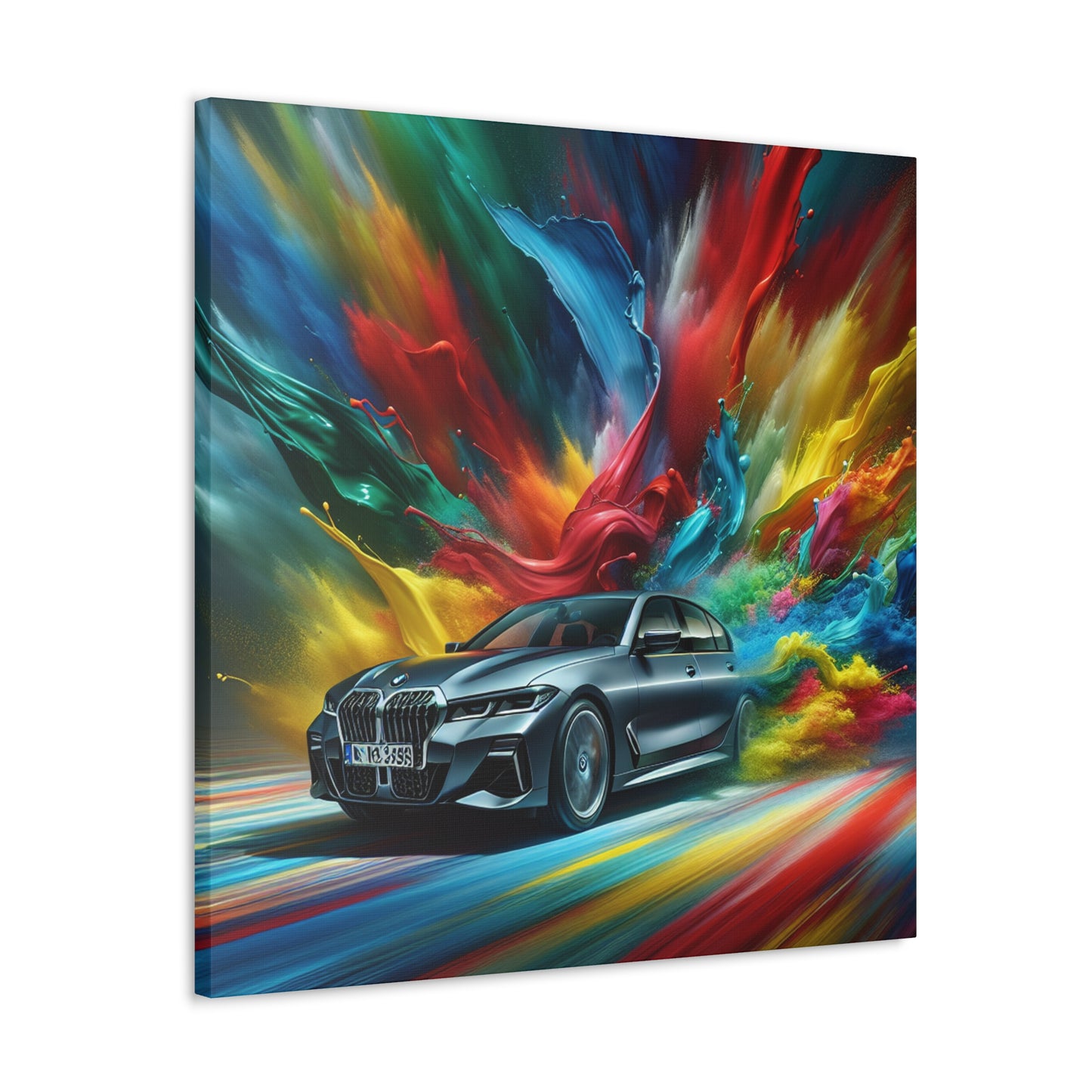 BMW Wall Art Canva Painting, Car Decor, Luxury Vehicle Art, Modern Home Decoration, Unique Gift for Car Enthusiasts and BMW Lovers