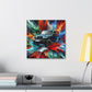 Jeep Wrangler Wall Art - Canva Painting, Car Artwork, Off-Road Vehicle Decor, Vintage Style Gift for Jeep Enthusiasts and Home Decoration