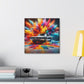 Vintage Dodge Charger Wall Art, High-Quality Car Canva Painting, Perfect for Garage Decor and Car Enthusiast Gifts