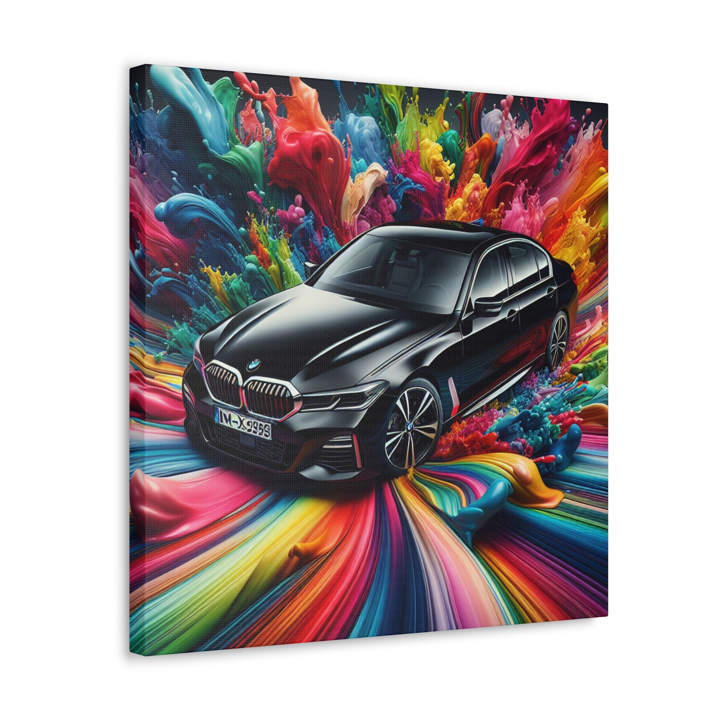 Luxury BMW Car Wall Art, Modern Canvas Painting, Automotive Decor, Unique Gift for Car Lovers and Enthusiasts, High-Quality Print