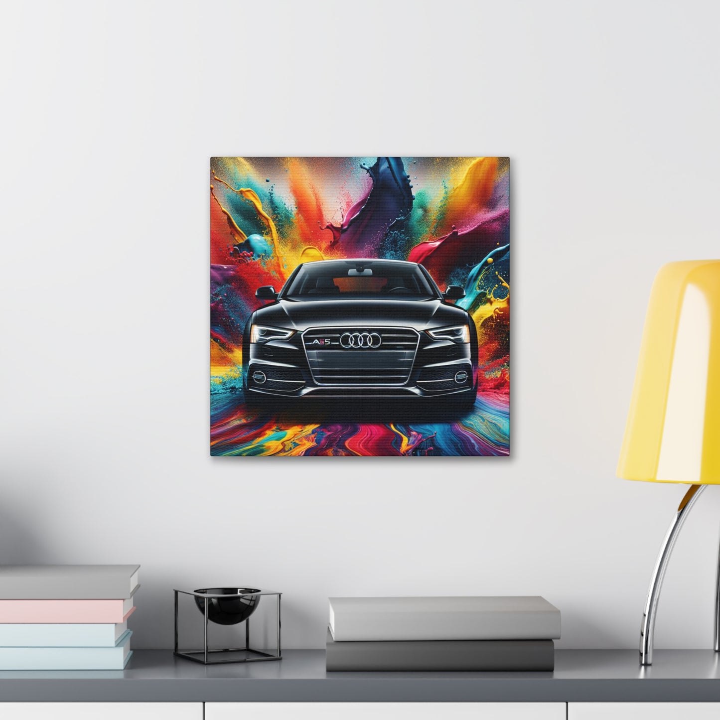 Audi A5 Wall Art Canva Painting - Premium Car Decor, Modern Home and Office Decoration, Unique Gift for Audi Lovers