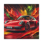 Porsche 911 Wall Art Canva Painting - Perfect for Living Room Decor, Car Enthusiasts, and Gift, Classic Sports Car Print