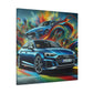 Audi A5 Canva Painting, Car Artwork, Luxury Vehicle Wall Decor, Modern Home Office Decoration, Unique Gift for Car Lovers, Collectors Item