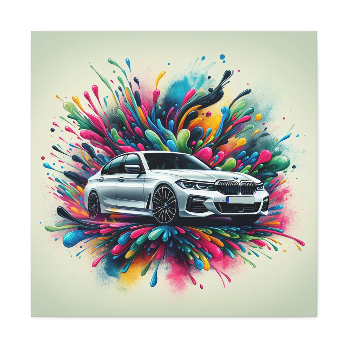 BMW Luxury Car Wall Art, Canva Prints for Home Decor, Modern Painting for Car Lovers & Office, Gift for Men and Automobile Enthusiasts