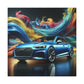 Audi A5 Canva Painting - Unique Handmade Wall Art for Car Enthusiasts, Perfect Gift for Audi Lovers