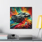 Dodge Charger Canva Painting - Large Wall Art, High Quality Home Decor, Unique Gift for Car Lovers and Enthusiasts