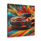 Chevrolet Camaro Canva Painting - Classic Car Wall Art, Muscle Car Decor, Gifts for Car Enthusiasts, Automobile Lovers, Man Cave Addition