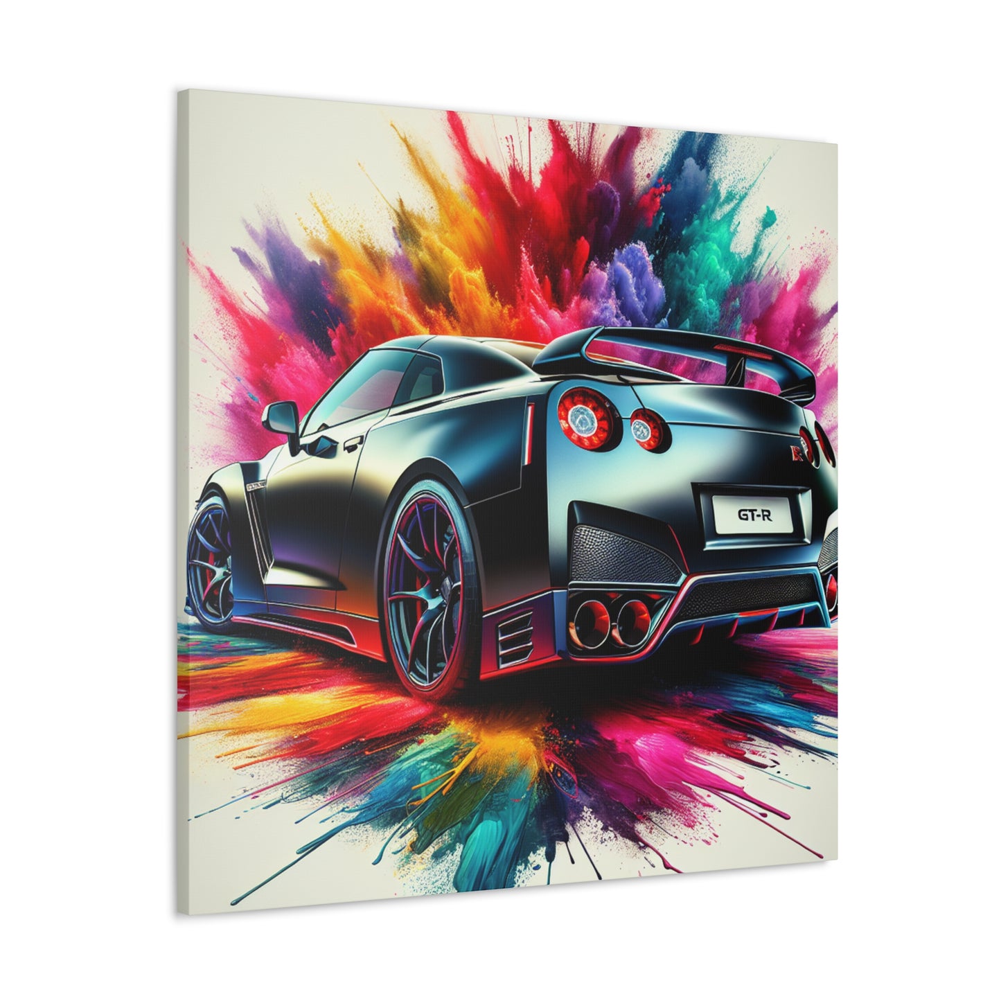 Nissan GT-R Wall Art Canva Painting - Unique Home Decor, Car Enthusiasts, Luxury Automobile, Perfect Gift Idea, Beautiful Print Design