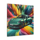 Porsche 911 Wall Decor Canva Painting, Handmade Home and Office Artwork, Automotive Wall Art, Luxury Sports Car Lover's Gift