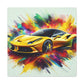 Ferrari Canva Painting | Luxury Car Wall Art | High-Quality Decor | Wall Hanging for Man Cave | Collectors Edition | Perfect Gift for Car Lovers