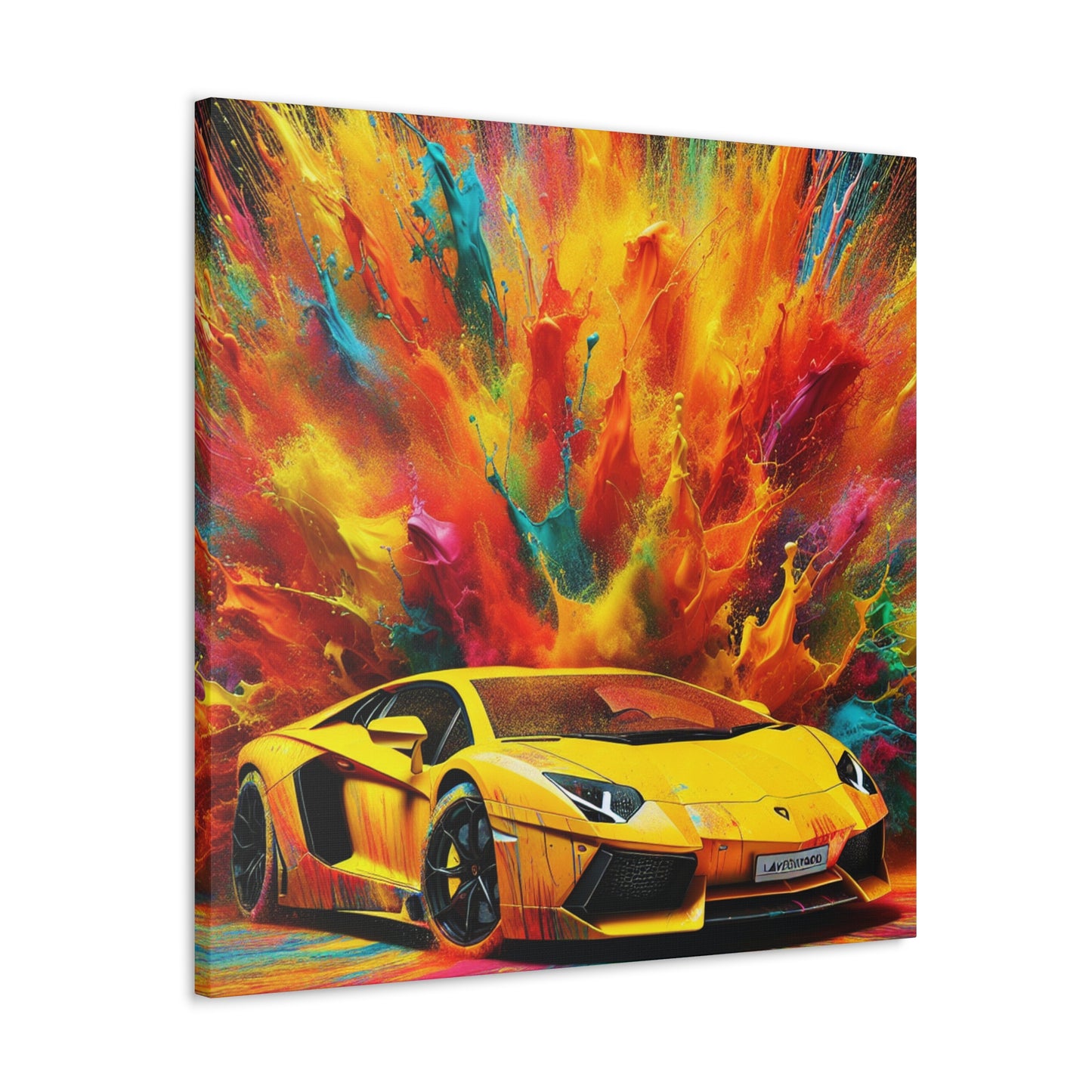 Lamborghini Aventador Canva Painting, Exotic Car Wall Art, Perfect Gift for Car Enthusiasts, High-Quality Print, Home and Office Decor