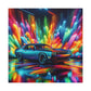 Dodge Challenger Wall Art - Premium Quality Car Canva Painting, Perfect for Home or Office Decor, Unique and Rare Auto Artistry