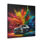 Ford Mustang Vintage Car Canva Painting - Unique Garage Decor, Perfect Gift for Car Lovers and Collectors, Wall Art Home Decor