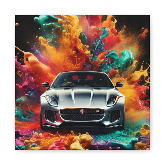 Jaguar F-Type Canva Painting - Unique Premium Quality Home Wall Decor, Car Enthusiast Gift, High-Resolution Print Artwork