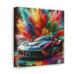 Ferrari Luxury Car Wall Art Canva Painting - Handmade Contemporary Home Decor for Men, Car Lovers and Collectors - Limited Edition Print