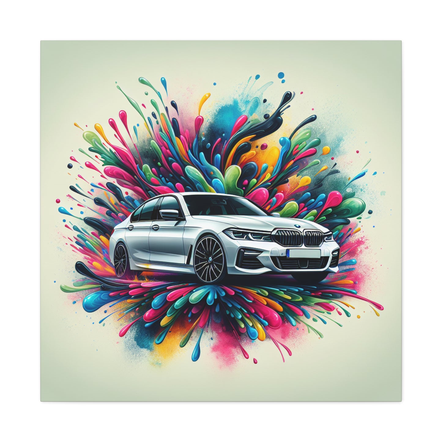 BMW Luxury Car Wall Art, Canva Prints for Home Decor, Modern Painting for Car Lovers & Office, Gift for Men and Automobile Enthusiasts