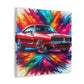 Dodge Charger Wall Art, Car Canva Painting, Automotive Decor, Unique Gift for Auto Enthusiast, Collector's Favorite, Muscle Car